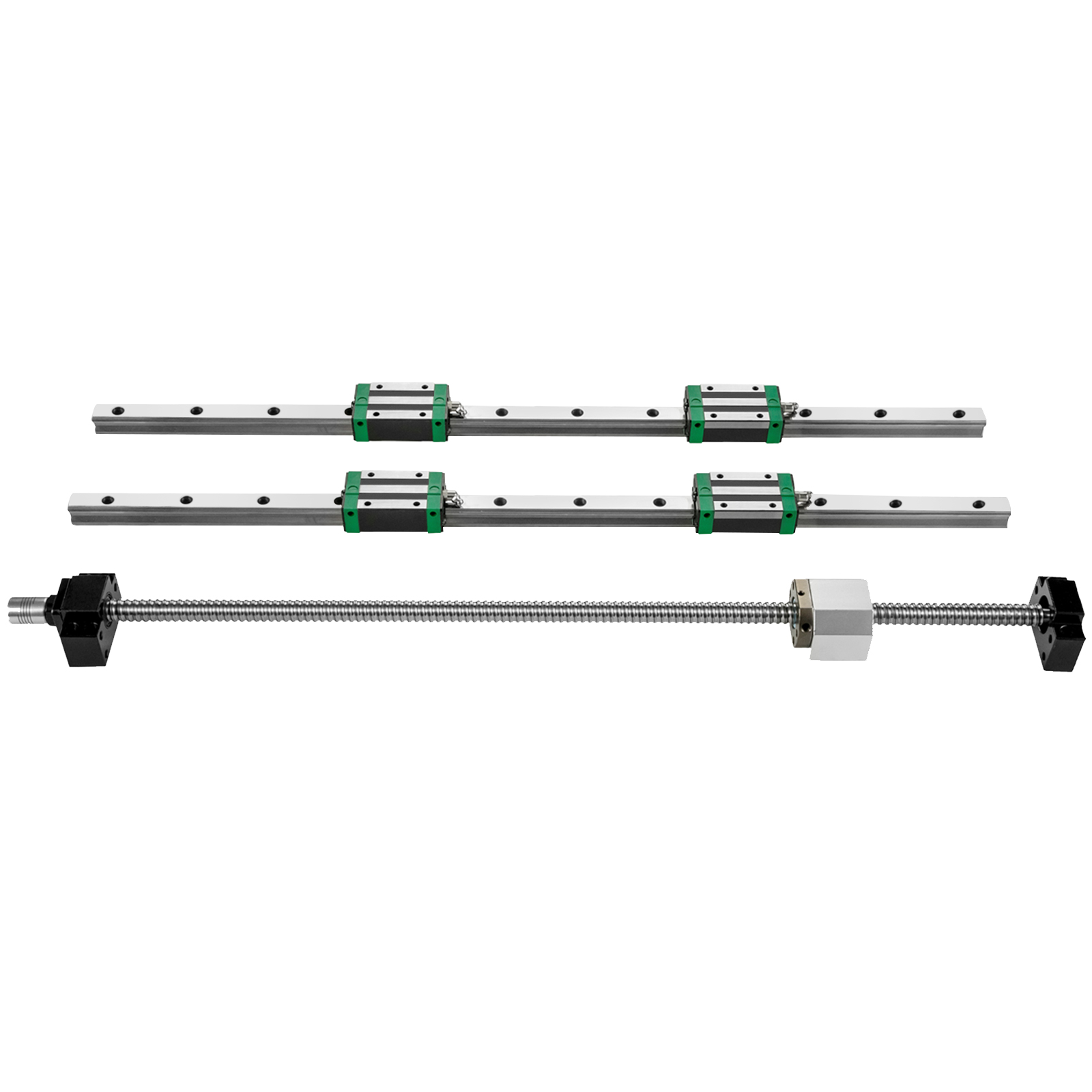 Hgr20 Linear Guide Rail Ballscrew Set - 선형 가이드 레일 2개(HGR20-1500mm), 1개의 RM1605-1500mm